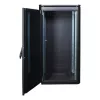 Rack autónomo LOGON RDL22U66BL 22U preto 600 kg de capacidade