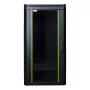 Rack autónomo LOGON RDL22U66BL 22U preto 600 kg de capacidade