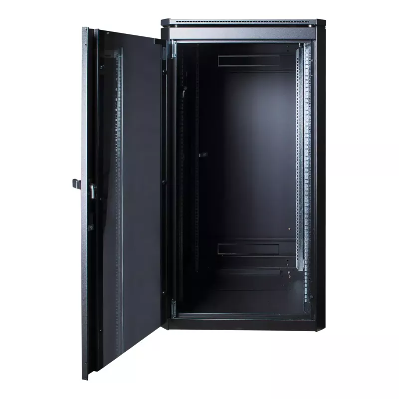Rack autónomo LOGON RDL22U68BL 22U 600 kg de capacidade preto
