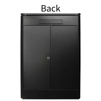 Armário rack autónomo LOGON RDL22U88BL 22U preto 600 kg de capacidade