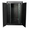 Armário rack autónomo LOGON RDL22U88BL 22U preto 600 kg de capacidade