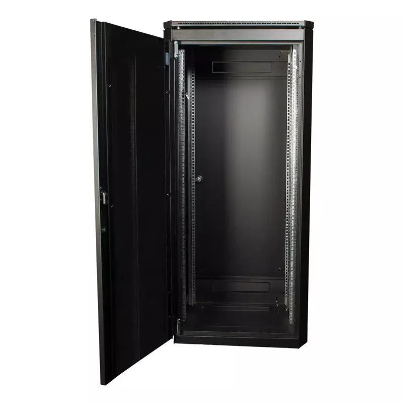 Rack autónomo LOGON RDL26U66BL 26U capacidade 600 kg preto