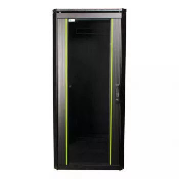 Rack autónomo LOGON RDL26U66BL 26U capacidade 600 kg preto