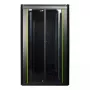 Armário rack autónomo LOGON RDL26U88BL 26U preto 600 kg de capacidade