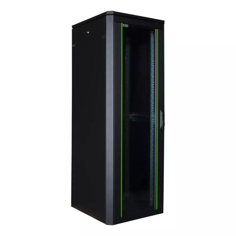 Rack autónomo LOGON RDL32U66BL 32U preto 600 kg de capacidade