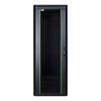 Rack autónomo LOGON RDL32U66BL 32U preto 600 kg de capacidade