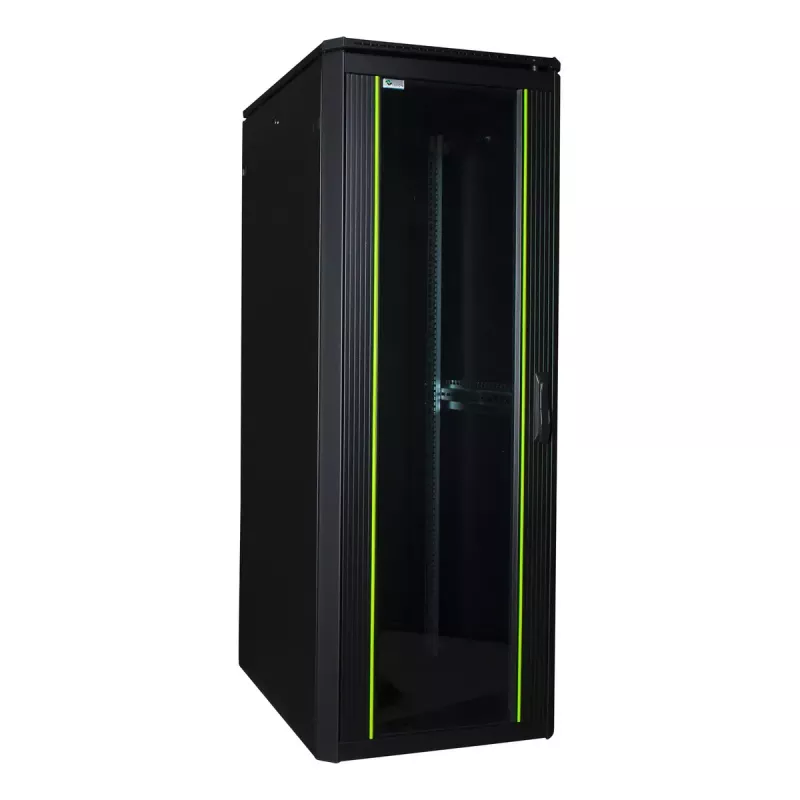 Armário autónomo LOGON RDL32U68BL 32U 600 kg de capacidade preto