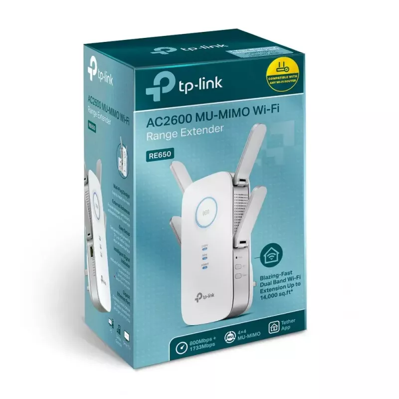Repetidor de rede TP-Link AC2600 Wi-Fi Range Extender