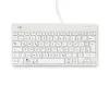 Teclado ergonómico R-Go Tools R-Go Compact Break, teclado compacto com software de pausas, QWERTZ (DE), com fios, branco