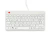 Teclado ergonómico R-Go Tools R-Go Compact Break, teclado compacto com software de pausas, QWERTZ (DE), com fios, branco