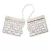 Teclado ergonómico R-Go Tools R-Go Split Break com software de pausas, teclado dividido ergonómico, QWERTZ (DE), Bluetooth, branco