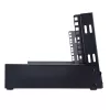 StarTech.com Rack de servidor de secretária de 2 postes 4HE, pequeno rack de computador aberto de 19 polegadas, rack de rede compacto para equipamento AV/estúdio/dados/IT – rack de dois postes autónomo para casa/escritório