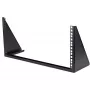 Suporte de parede vertical StarTech.com 5U - suporte de montagem na parede aberto de baixo perfil 19 polegadas - equipamento de rede/sala de servidores/dados/AV/IT/painel de ligação/comunicações/informática - com porcas gaiola/parafusos