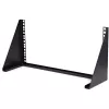 Suporte de parede vertical StarTech.com 5U - suporte de montagem na parede aberto de baixo perfil 19 polegadas - equipamento de rede/sala de servidores/dados/AV/IT/painel de ligação/comunicações/informática - com porcas gaiola/parafusos