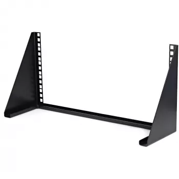 Suporte de parede vertical StarTech.com 5U - suporte de montagem na parede aberto de baixo perfil 19 polegadas - equipamento de rede/sala de servidores/dados/AV/IT/painel de ligação/comunicações/informática - com porcas gaiola/parafusos