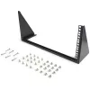 Suporte de parede vertical StarTech.com 5U - suporte de montagem na parede aberto de baixo perfil 19 polegadas - equipamento de rede/sala de servidores/dados/AV/IT/painel de ligação/comunicações/informática - com porcas gaiola/parafusos