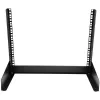 Rack de servidor de secretária StarTech.com 2 postes 8U, rack de computador 19 polegadas open-frame pequeno, rack de rede compacto para equipamento AV/estúdio/dados/IT – rack de dois postes autónomo para casa/escritório