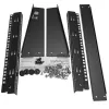 Rack de servidor de secretária StarTech.com 2 postes 8U, rack de computador 19 polegadas open-frame pequeno, rack de rede compacto para equipamento AV/estúdio/dados/IT – rack de dois postes autónomo para casa/escritório