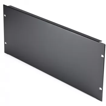 StarTech.com Painel cego 4U para rack de 19 polegadas, caixas e armários, painel cego de montagem em rack para racks de servidor/rede, painel de rack 4HE, cobertura total, aço