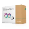 DeepCool LE520 WH R-LE520-WHAMMN-G-1 refrigerador líquido tudo-em-um para CPU, 240 mm, ventoinha de 12 cm, 85,85 CFM, LGA1700/1200/1151/1150/1155, AM4/AM5, branco