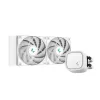 DeepCool LE520 WH R-LE520-WHAMMN-G-1 refrigerador líquido tudo-em-um para CPU, 240 mm, ventoinha de 12 cm, 85,85 CFM, LGA1700/1200/1151/1150/1155, AM4/AM5, branco