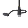 Cabo de carregamento múltiplo USB robusto StarTech.com de 1m, USB para Lightning/Micro-USB/Type-C, certificado Apple MFi, revestimento em aramida, cabo de carregamento USB universal 3 em 1 para iPhone/iPad/Android