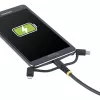Cabo de carregamento múltiplo USB robusto StarTech.com de 1m, USB para Lightning/Micro-USB/Type-C, certificado Apple MFi, revestimento em aramida, cabo de carregamento USB universal 3 em 1 para iPhone/iPad/Android