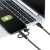 Cabo de carregamento múltiplo USB robusto StarTech.com de 1m, USB para Lightning/Micro-USB/Type-C, certificado Apple MFi, revestimento em aramida, cabo de carregamento USB universal 3 em 1 para iPhone/iPad/Android