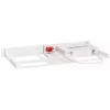 Conjunto de montagem Rackmount.IT FortiSwitch 108F 1U branco
