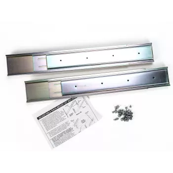 Kit de corrediças Vertiv Liebert para montagem em rack – 18/32 polegadas, 90 kg, prateado