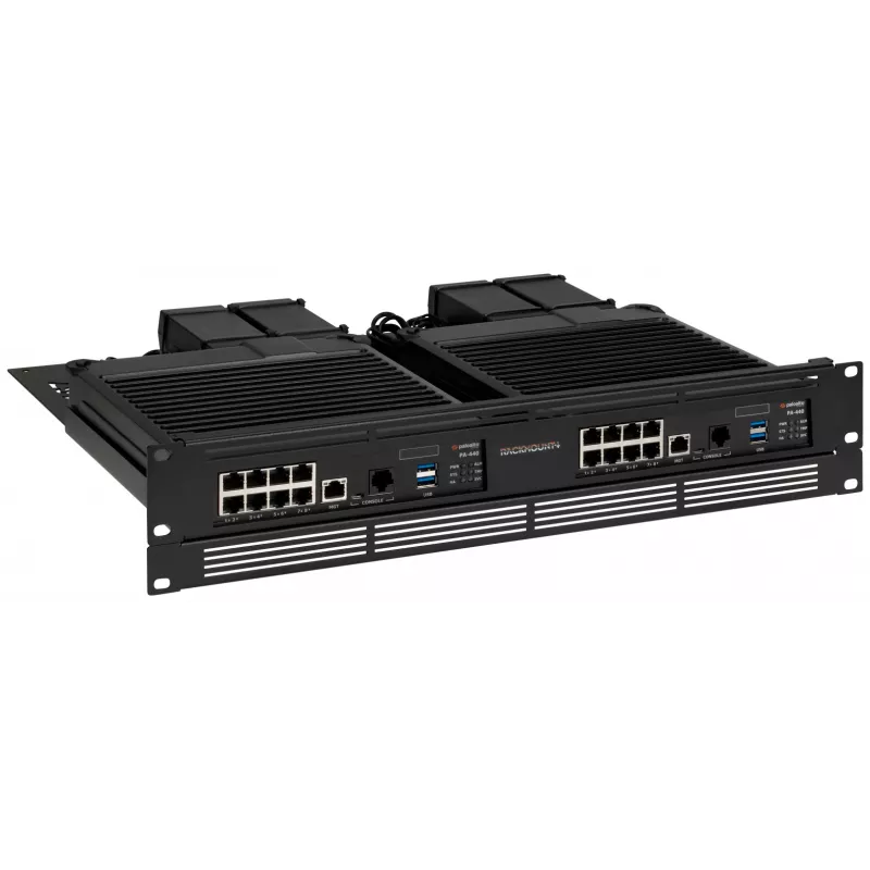 Suporte de montagem Rackmount.IT RM-PA-T10 1,3U, preto, 483 mm