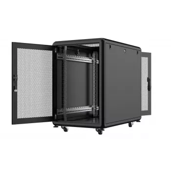 Armário rack Lanview RSL16U61BL 16U preto 600 kg IP20