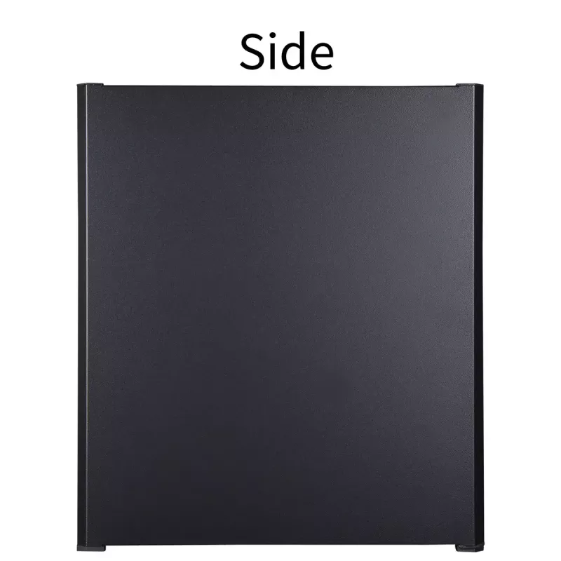 Rack de montagem em parede LOGON RWM12U45BL 12U preto fechadura com chave gestão de cabos