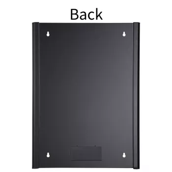 Rack de montagem na parede LOGON RWM16U45BL 16U preto fechadura de chave gestão de cabos