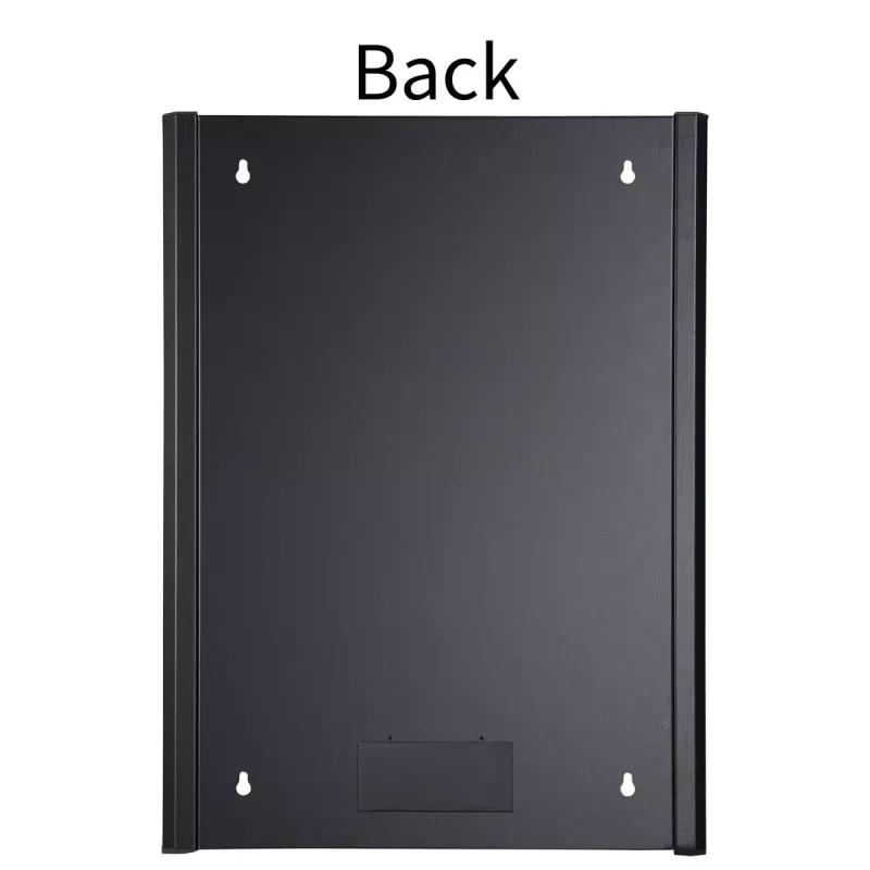 Rack de montagem na parede LOGON RWM16U45BL 16U preto fechadura de chave gestão de cabos