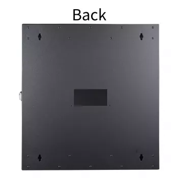 Rack de montagem na parede LOGON RWMD12UBL 12U preto capacidade de carga 80 kg