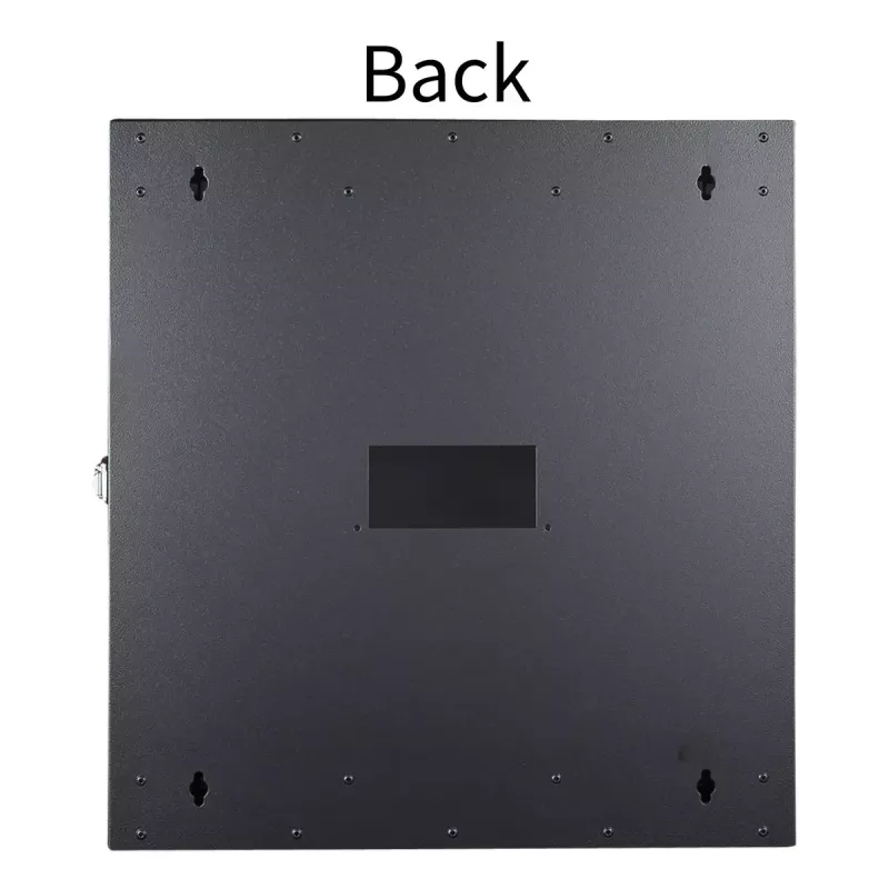 Rack de montagem na parede LOGON RWMD12UBL 12U preto capacidade de carga 80 kg
