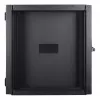 Rack de montagem na parede LOGON RWMD12UBL 12U preto capacidade de carga 80 kg