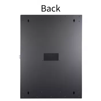 Armário de montagem na parede LOGON RWMD16UBL 16U preto capacidade de carga 80 kg