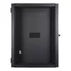 Armário de montagem na parede LOGON RWMD16UBL 16U preto capacidade de carga 80 kg