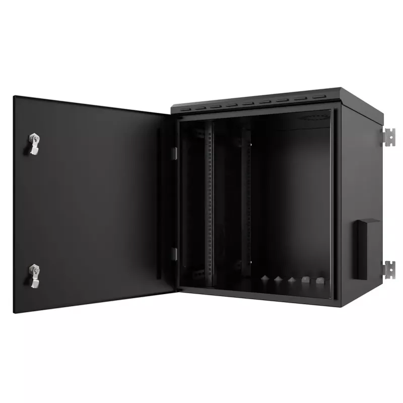 Armário rack Lanview RWMIP55W12U60B 12U preto IP55