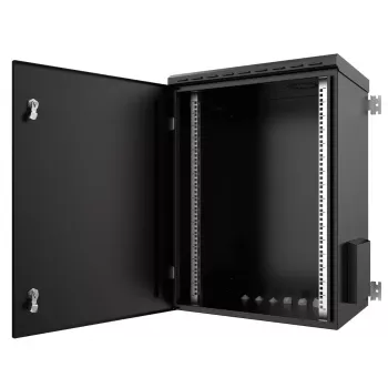 Armário rack Lanview RWMIP55W16U45B 16U preto IP55 38kg