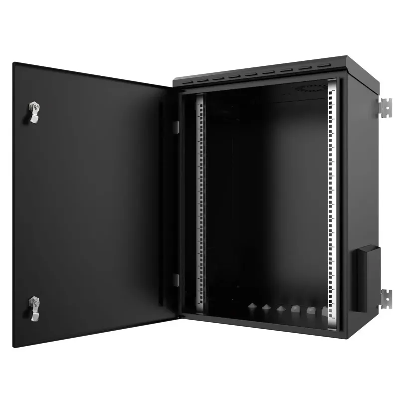 Armário rack Lanview RWMIP55W16U45B 16U preto IP55 38kg