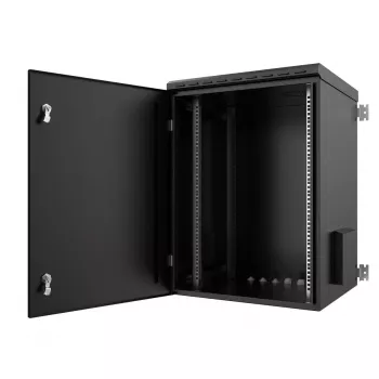 Armário rack Lanview RWMIP55W16U60B 16U IP55 preto 46kg