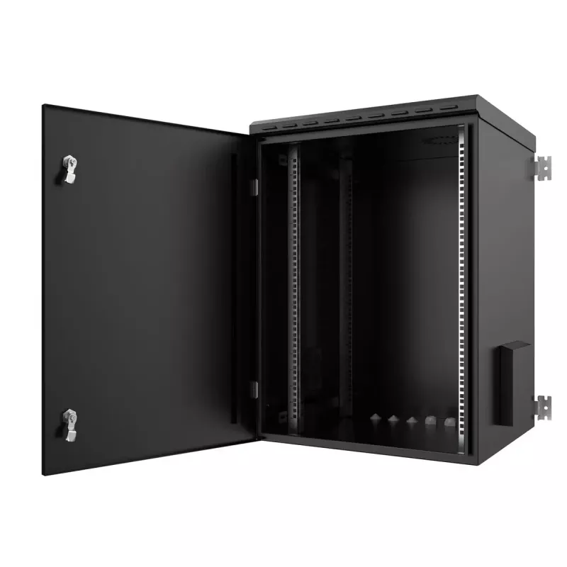 Armário rack Lanview RWMIP55W16U60B 16U IP55 preto 46kg