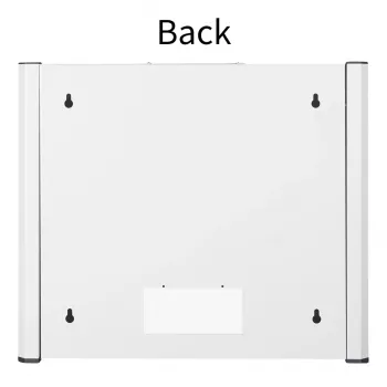 Armário de montagem na parede LOGON RWP09U56WH 9U branco fechadura de chave
