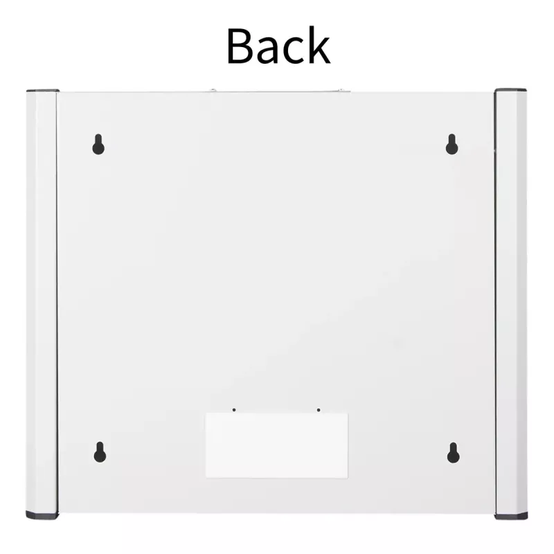 Armário de montagem na parede LOGON RWP09U56WH 9U branco fechadura de chave