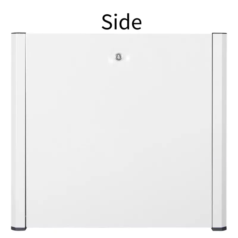 Armário de montagem na parede LOGON RWP09U56WH 9U branco fechadura de chave