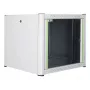 Armário de montagem na parede LOGON RWP09U56WH 9U branco fechadura de chave