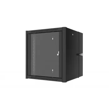 Armário rack Lanview RWP12U45BL-D 12U rack de montagem na parede preto